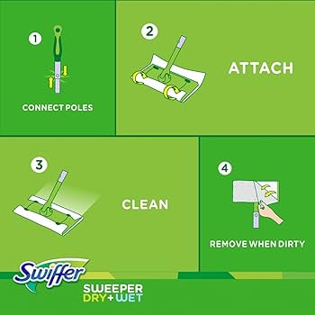 Amazon.co.jp: Swiffer Sweeper Dry + Wetスターターキット